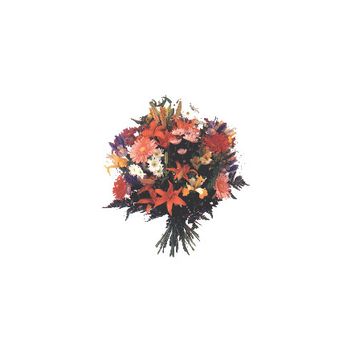 Floristería Hortensia Bouquet naranja.rf.6